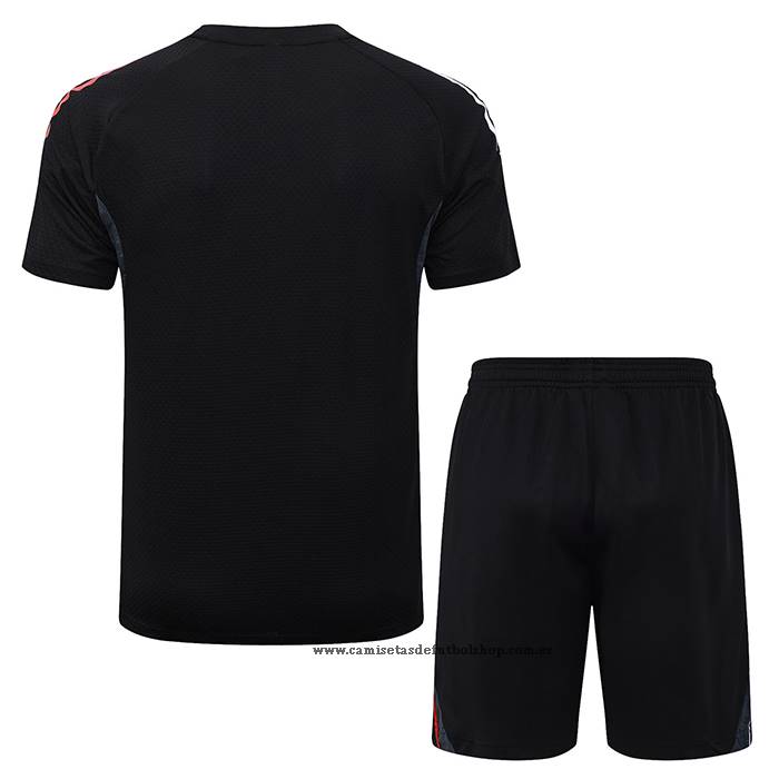 Chandal del Ajax 25-26 Manga Corta Negro - Pantalon Corto